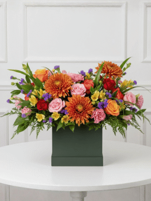 Caixa com Mix de Flores da Estação - TAM P