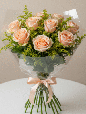 Buquês Elegance de Rosas Chá